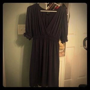 Purple knee length dress